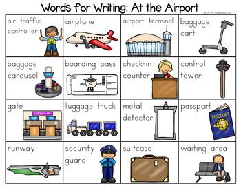 Section of an airport Word Hike .